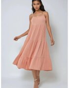 HiCCUP Rochie midi - texturata - roz - jerseu