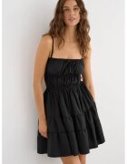 HiCCUP Rochie mini - Bumbac - Negru