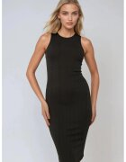 HiCCUP Rochie mini - cu guler halter - neagra