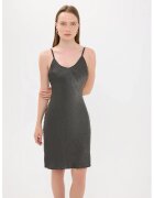 HiCCUP Rochie mini fara maneci - linie A - satin