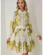 HiCCUP Rochie mini - imprimeu - multicolor - material subtire