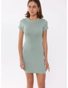 HiCCUP Rochie mini - mulata - guler rotund - verde