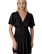 HiCCUP Rochie mini - Negru - Jerseu