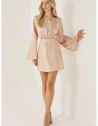 HiCCUP Rochie mini - satin - bej