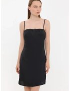 HiCCUP Rochie - Negru - Poliester - Mini