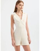 HiCCUP Salopeta dama - Decolteu in V - Bej - Textil