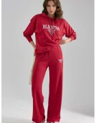 HiCCUP Set din doua piese - cu gluga - rosu - textil