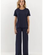 HiCCUP Set pijamale dama Relax Fit - moale - bleumarin - jerseu