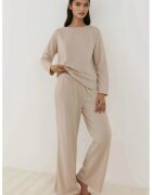 HiCCUP Set pijamale texturate - jerseu - bej