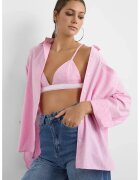 HiCCUP Set top dama - doua piese - roz - poliester si viscoza