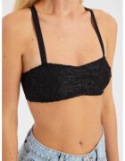 HiCCUP Sutien cu bretele - decolteu in forma de inima - albastru denim - textil