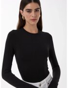 HiCCUP Top dama negru bumbac - Negru