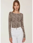 HiCCUP Top dama - slim fit - imprimeu animal - multicolor - jerseu viscoza