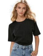 HiCCUP Tricou dama - decolteu rotund - bumbac - negru
