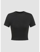 HiCCUP Tricou dama - Slim Fit - poliester/viscoza/elastan - negru