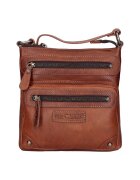 Hill Burry Geanta crossbody de piele - Maro inchis