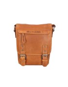 Hill Burry Geanta crossbody unisex de piele - Caramel