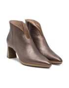 Hispanitas Botine dama - piele naturala - maro bej