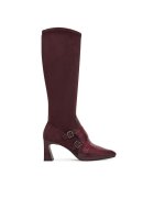 Hispanitas Cizme dama Rioja - piele naturala - visiniu