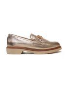 Hispanitas Mocasini dama piele naturala - auriu - Auriu
