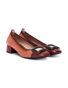 Hispanitas Pantofi dama - piele naturala - maro visiniu