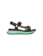 Hispanitas Sandale dama - HV253898 - Piele naturala - Negru - Negru