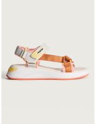HOFF Sandale flatform cu velcro Samana - Alb/Portocaliu stins