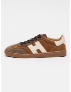 Hogan Pantofi sport din piele intoarsa cu insertii din piele Cool - Caramel/Bej deschis