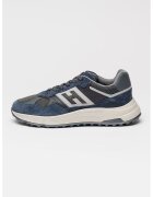 Hogan Pantofi sport low-cut cu garnituri de piele Hyperlight - Albastru inchis