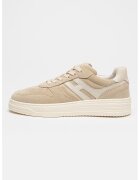 Hogan Pantofi sport low-cut din piele intoarsa - Bej deschis