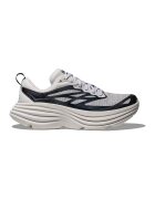 Hoka Pantofi din plasa cu detalii reflectorizante pentru alergare Bondi 8 Caged - Gri deschis/Albastru ultramarin