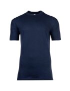 HOM tricou din bumbac cu decolteu rotund - Albastru