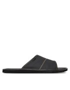 Home & Relax Papuci barbati - piele naturala - negru - Negru