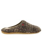 Hot Potatoes Papuci de casa din blana shearling sintetica - Kaki