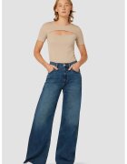 Hudson Blugi din denim soft cu terminație tip deteriorată - Albastru
