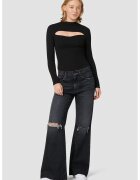 Hudson Blugi evazati cu talie inalta - Negru - Negru