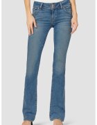 Hudson Blugi skinny evazați - din denim premium cu aspect prespălat - Albastru