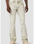 Hudson Blugi slim fit cu imprimeu camuflaj si aspect decolorat - Verde