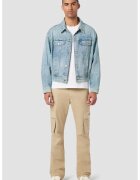 Hudson Pantaloni din denim cargo evazati HD2 - Bej