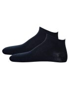 Hudson Set de sosete pana la glezna cu model uni - 2 perechi - Bleumarin