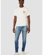 Hudson Tricou cu print grafic pe spate - Alb