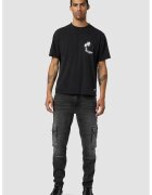 Hudson Tricou cu print pe spate - Negru