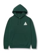 HUF Hanorac Discover - bumbac/poliester - cu gluga - cu maneca lunga - verde