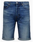 Hugo Bermude din denim cu aspect decolorat - Albastru melange