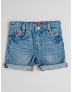 Hugo Blugi scurti cu talie medie 677 - Albastru pastel