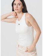 Hugo Body slim fit uni - Alb fildes/Negru
