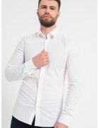 Hugo Camasa extra slim fit Elisha - Alb