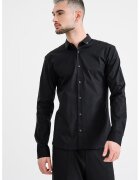 Hugo Camasa slim fit cu guler ascutit Ero - Negru