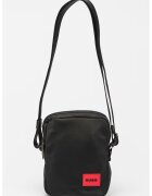 Hugo Geanta crossbody cu aplicatie logo - Negru