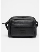 Hugo Geanta crossbody cu logo - Negru